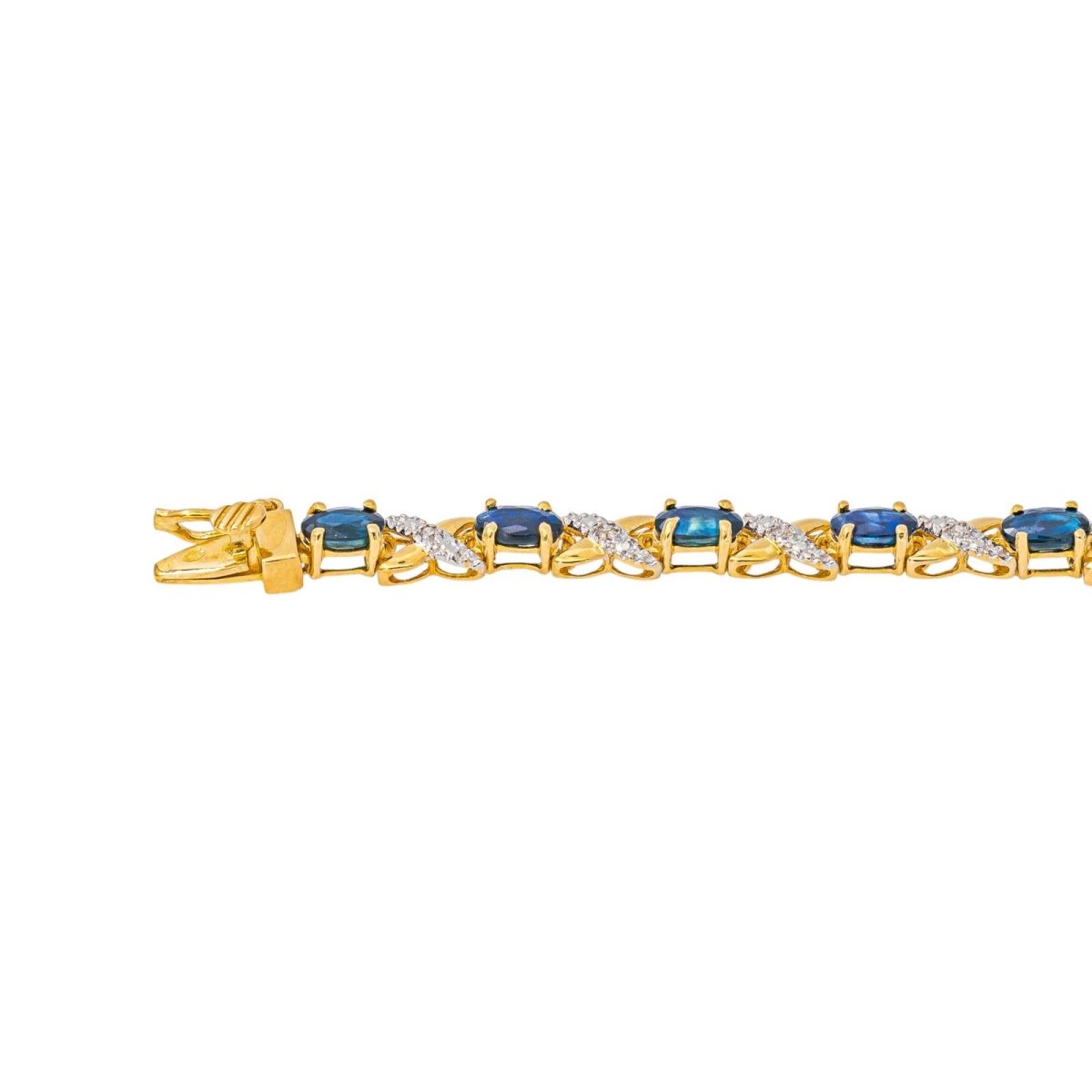 Bracelet Or jaune Saphir - Castafiore