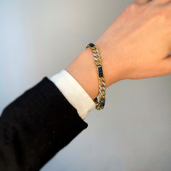 Bracelet - Or, saphirs & diamants - Castafiore