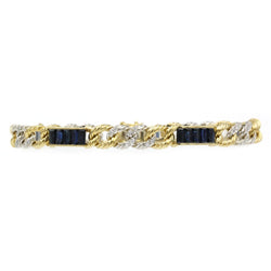 Bracelet - Or, saphirs & diamants - Castafiore