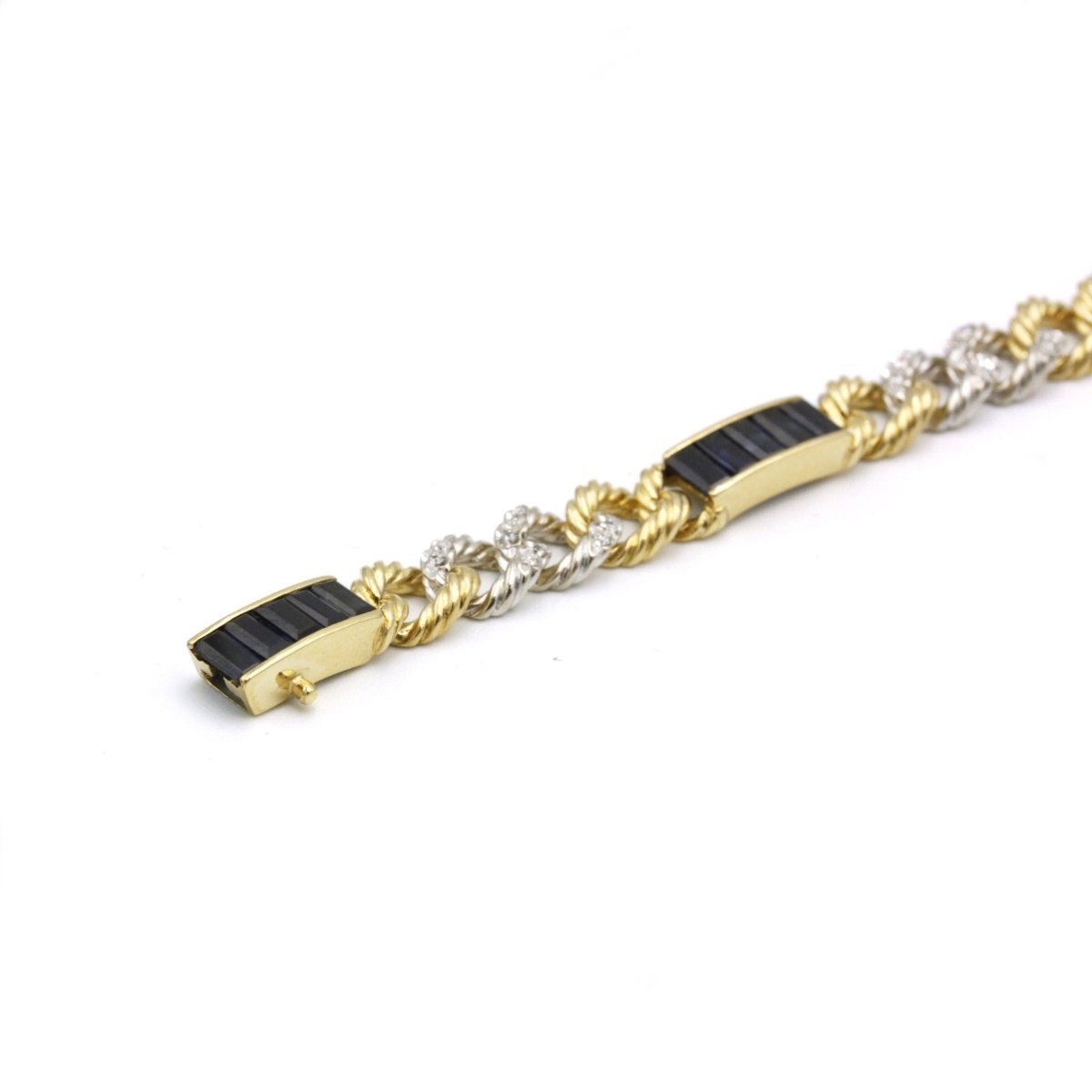 Bracelet - Or, saphirs & diamants - Castafiore