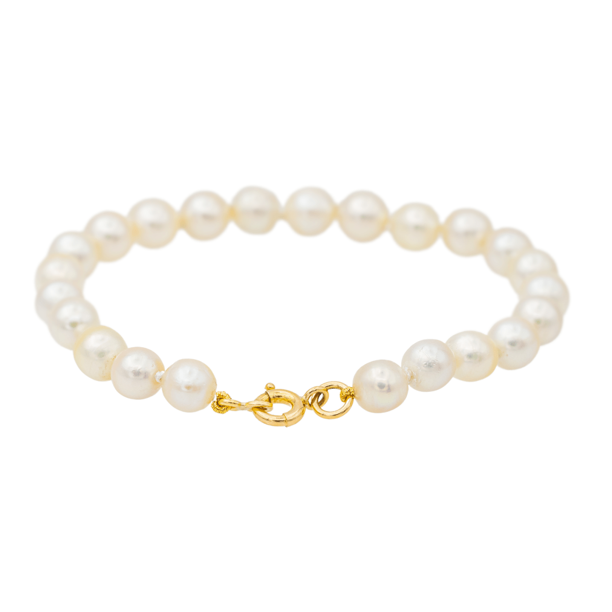 Bracelet Perles en or jaune - Castafiore