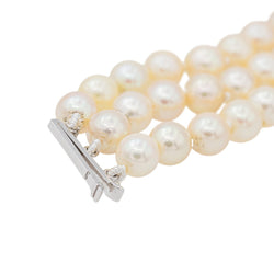 Bracelet Perles Or blanc Perle - Castafiore
