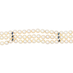 Bracelet Perles Or blanc Perle - Castafiore