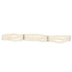 Bracelet Perles Or blanc Perle - Castafiore