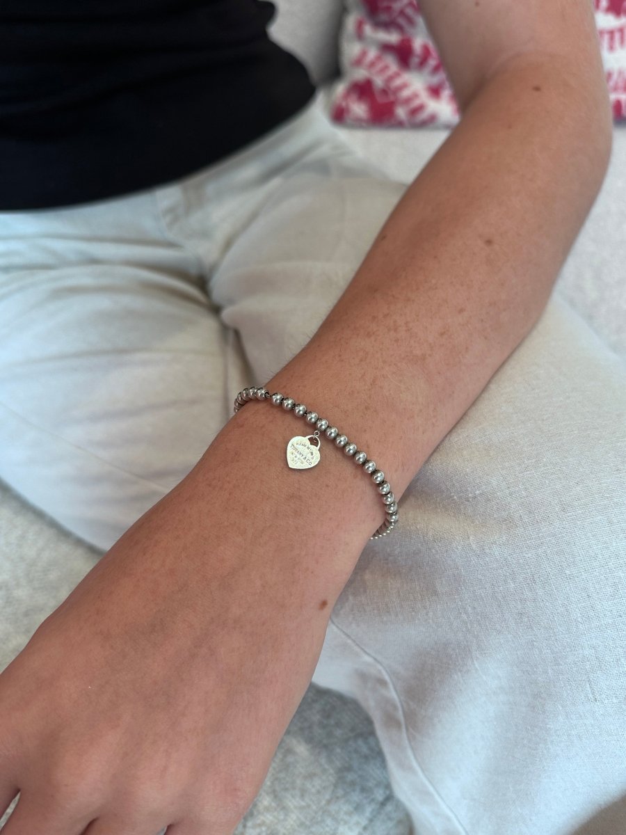 Bracelet Perles TIFFANY & CO. "Return to Tiffany" en argent - Castafiore