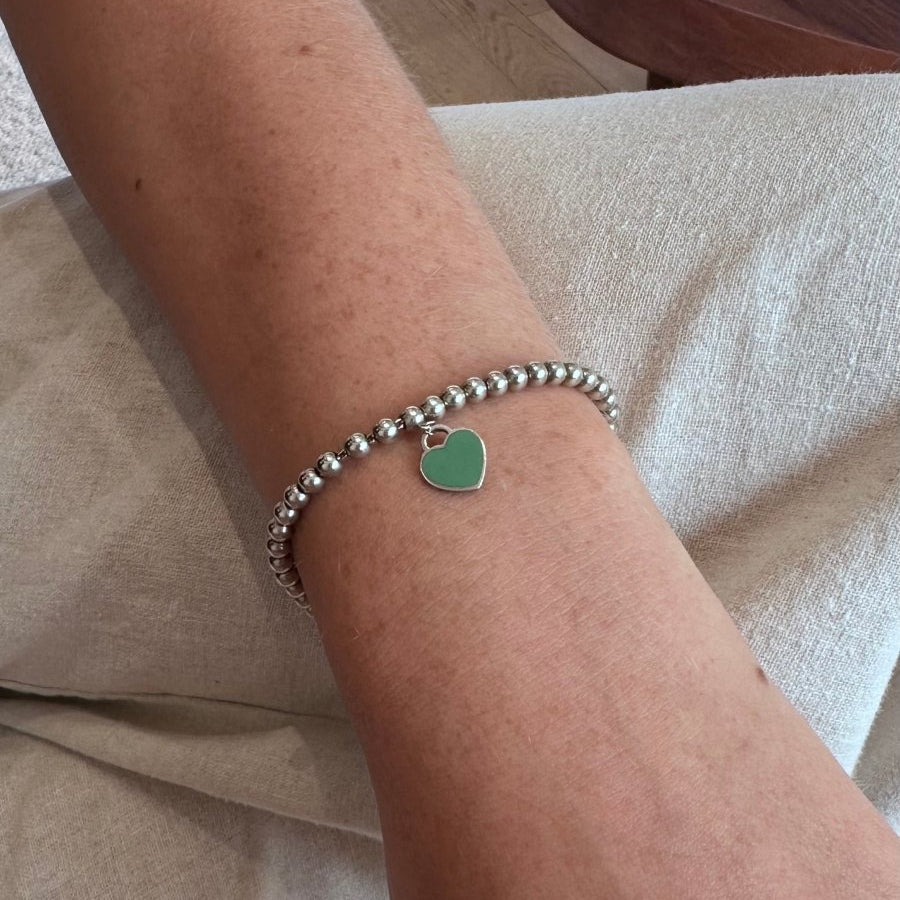 Bracelet Breloques TIFFANY & CO. Return to Tiffany en argent et émail