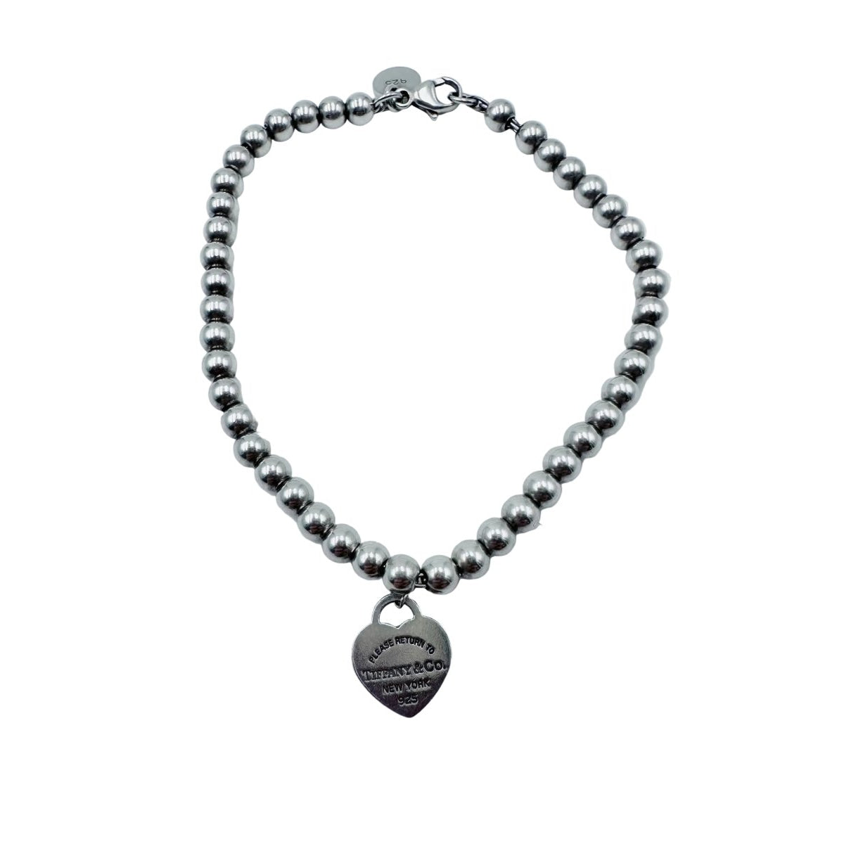 Bracelet Perles TIFFANY & CO. "Return to Tiffany" en argent et émail - Castafiore
