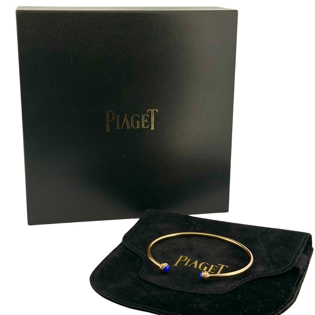 Bracelet PIAGET Jonc Possession en or rose et lapis lazuli - Castafiore