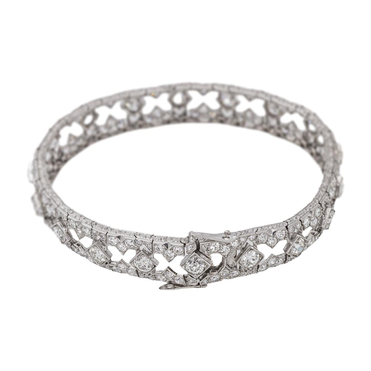 Bracelet Platine Diamant - Castafiore