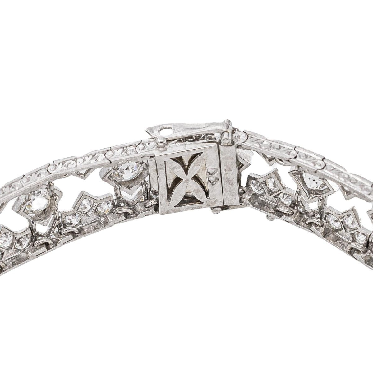 Bracelet Platine Diamant - Castafiore