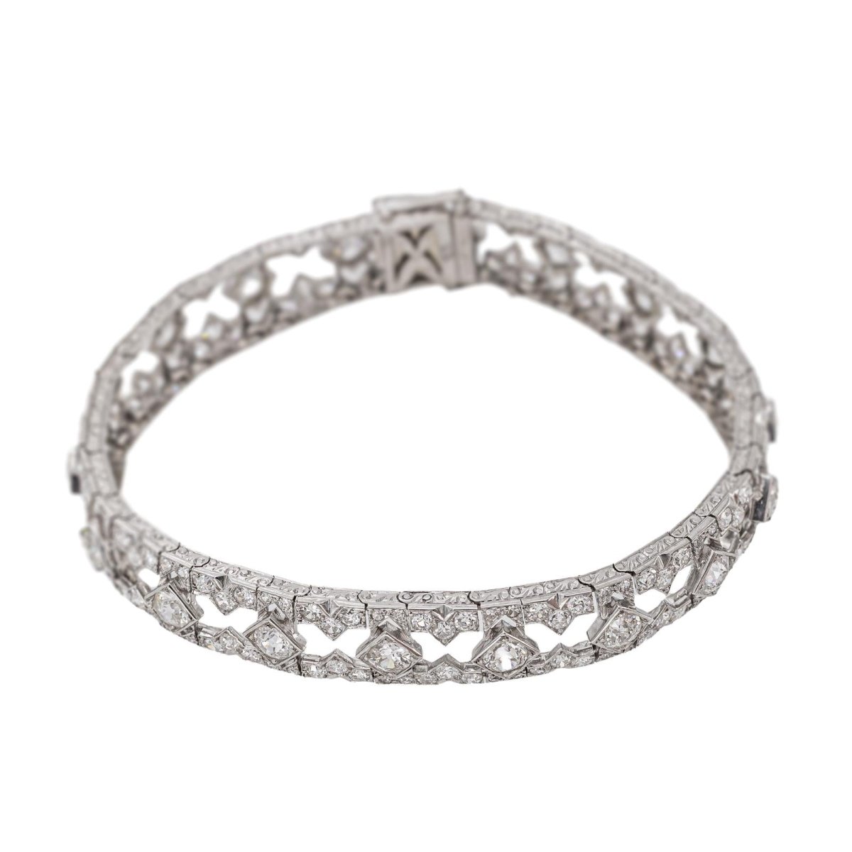 Bracelet Platine Diamant - Castafiore