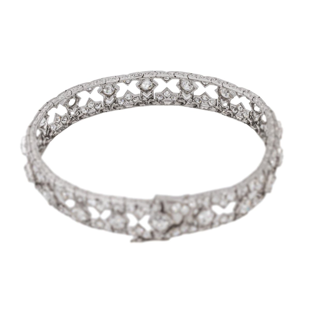 Bracelet Platine Diamant - Castafiore