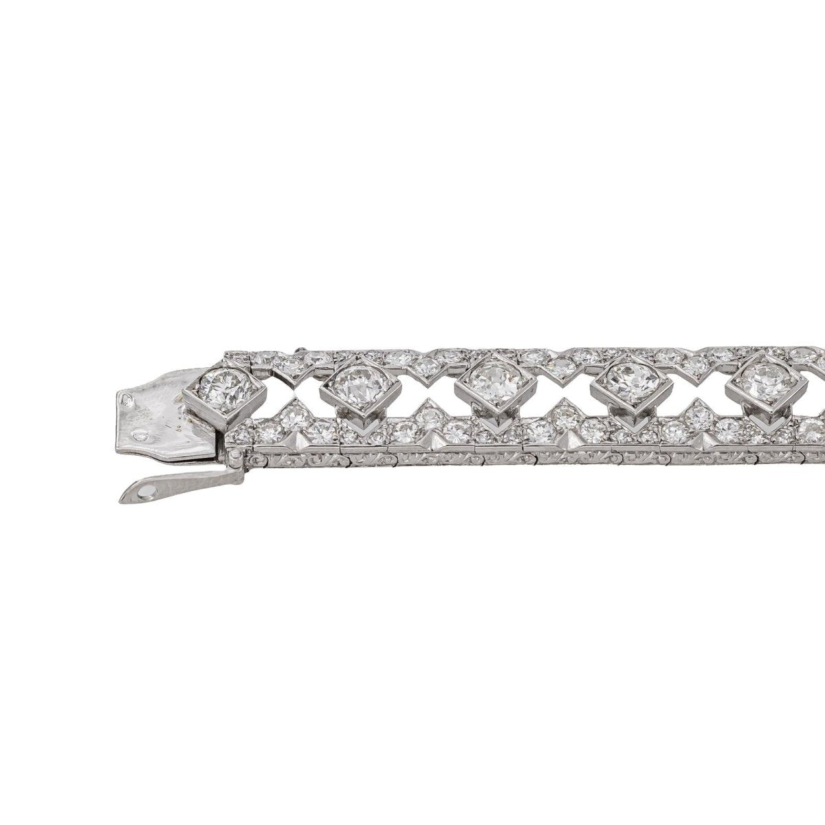 Bracelet Platine Diamant - Castafiore