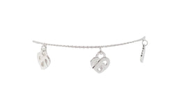 Bracelet Poiray Coeur Entrelacé en or blanc - Castafiore
