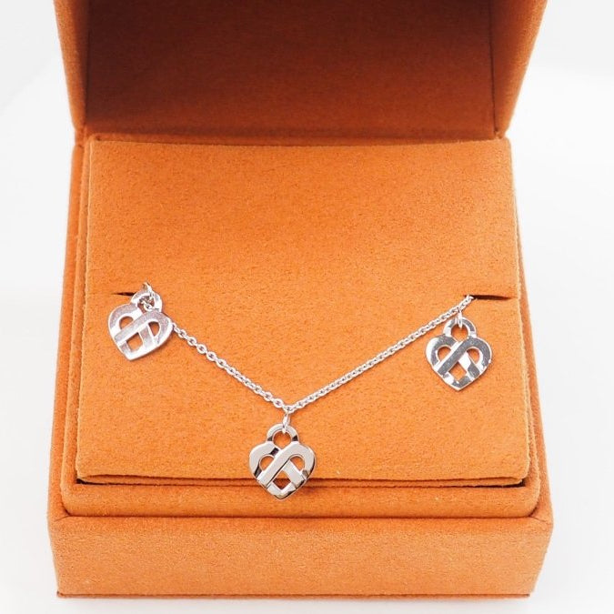 Bracelet Poiray Coeur Entrelacé en or blanc - Castafiore