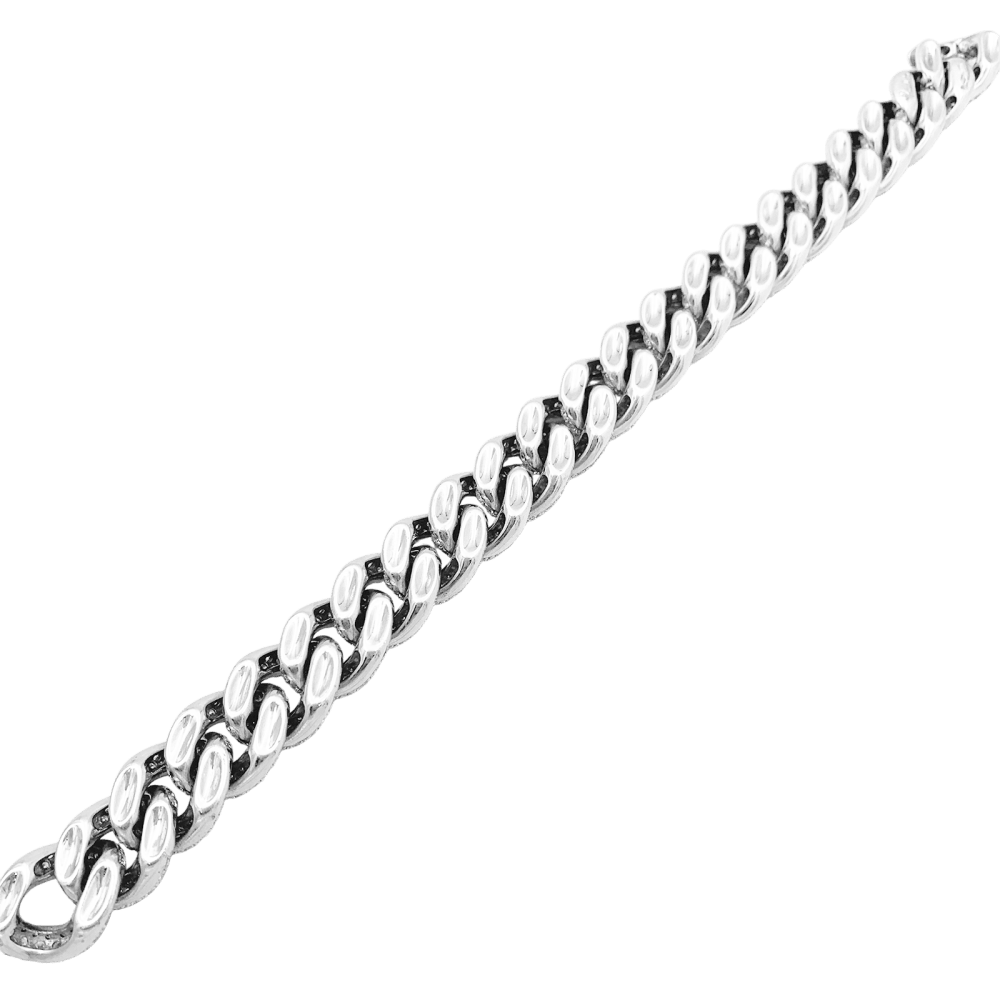 Bracelet POMELLATO Catene maille gourmette en or blanc et diamants - Castafiore