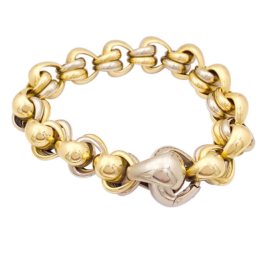 Bracelet POMELLATO en or jaune et blanc - Castafiore