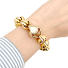 Bracelet POMELLATO en or jaune et blanc - Castafiore