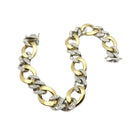 Bracelet POMELLATO en or jaune, or blanc et diamants - Castafiore