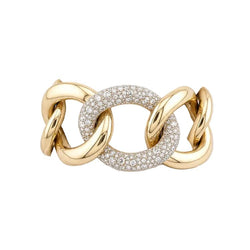 Bracelet POMELLATO "Tango" en or jaune et diamants - Castafiore