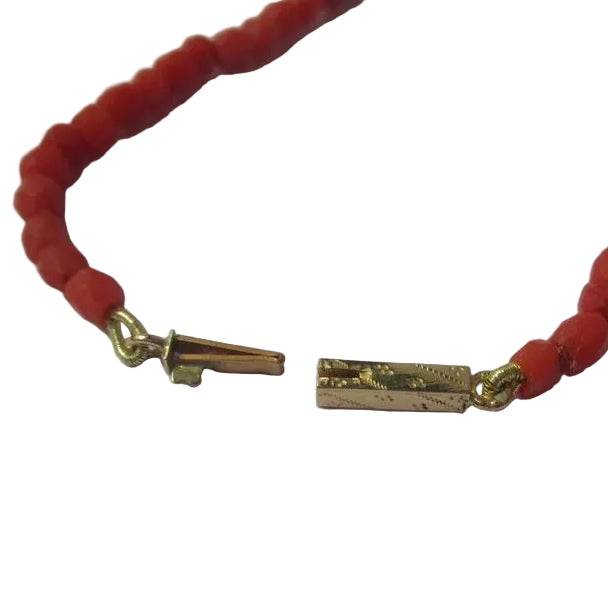 Bracelet régional en or rose et corail - Castafiore