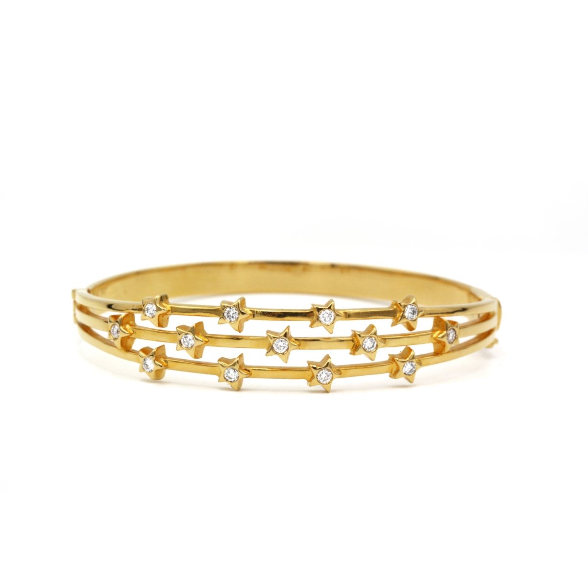 Bracelet rigide - Or & Diamants - Castafiore