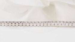 Bracelet rivière en or blanc et diamant - Castafiore