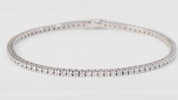 Bracelet rivière en or blanc et diamant - Castafiore