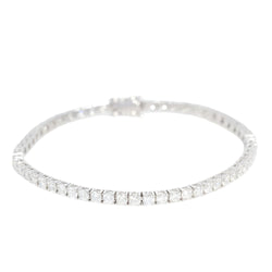 Bracelet RIVIERE en or blanc et diamants - Castafiore