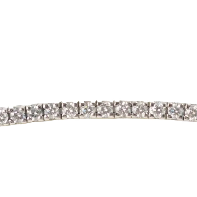 Bracelet rivière en or blanc et diamants 2,50cts - Castafiore