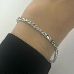 Bracelet Rivière en or blanc et diamants - Castafiore