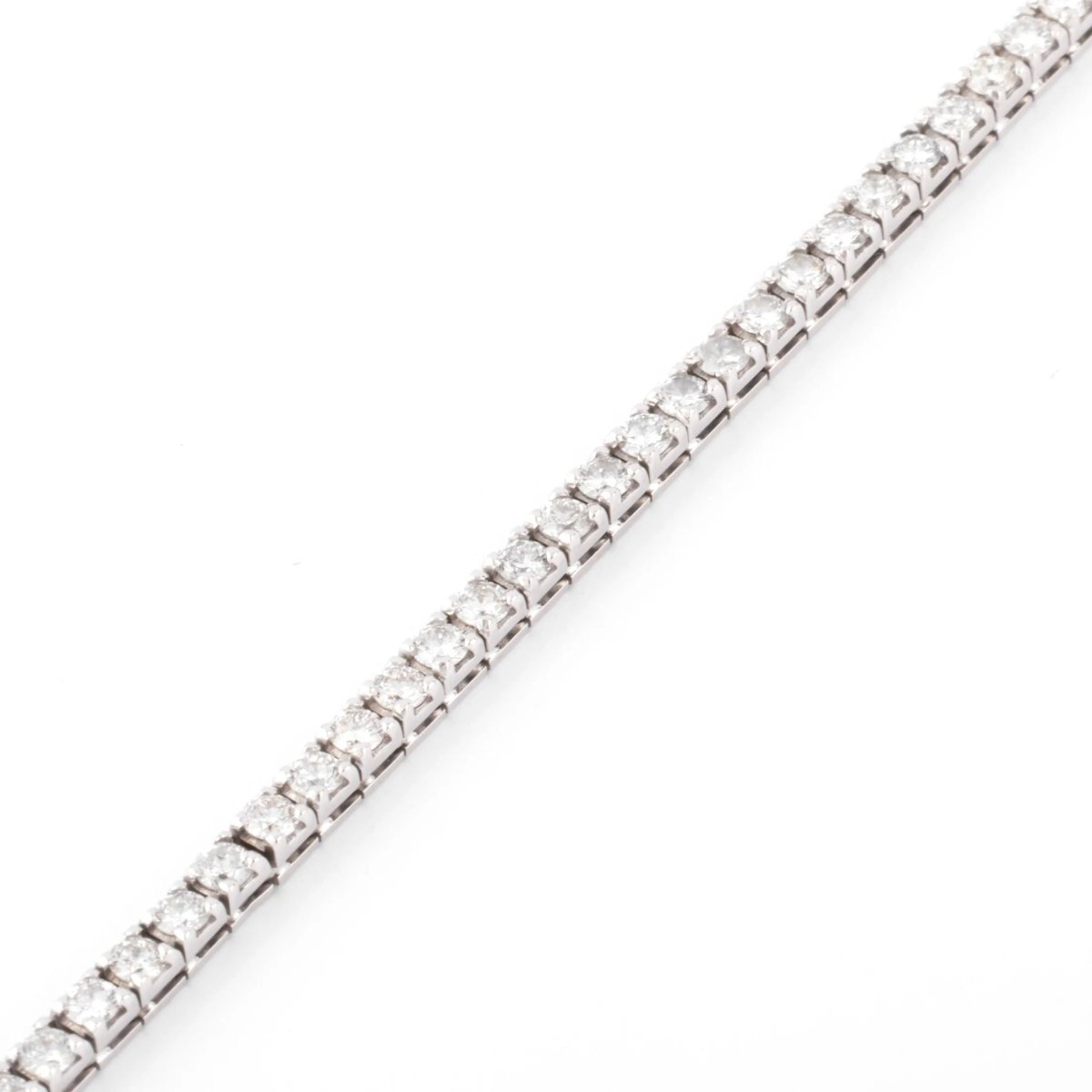 Bracelet rivière en or gris et diamant - Castafiore