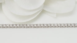 Bracelet rivière en or gris et diamants 2,04cts - Castafiore