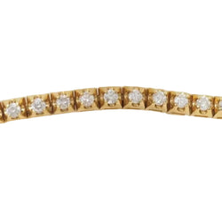 Bracelet rivière en or jaune et diamants 1,50ct - Castafiore