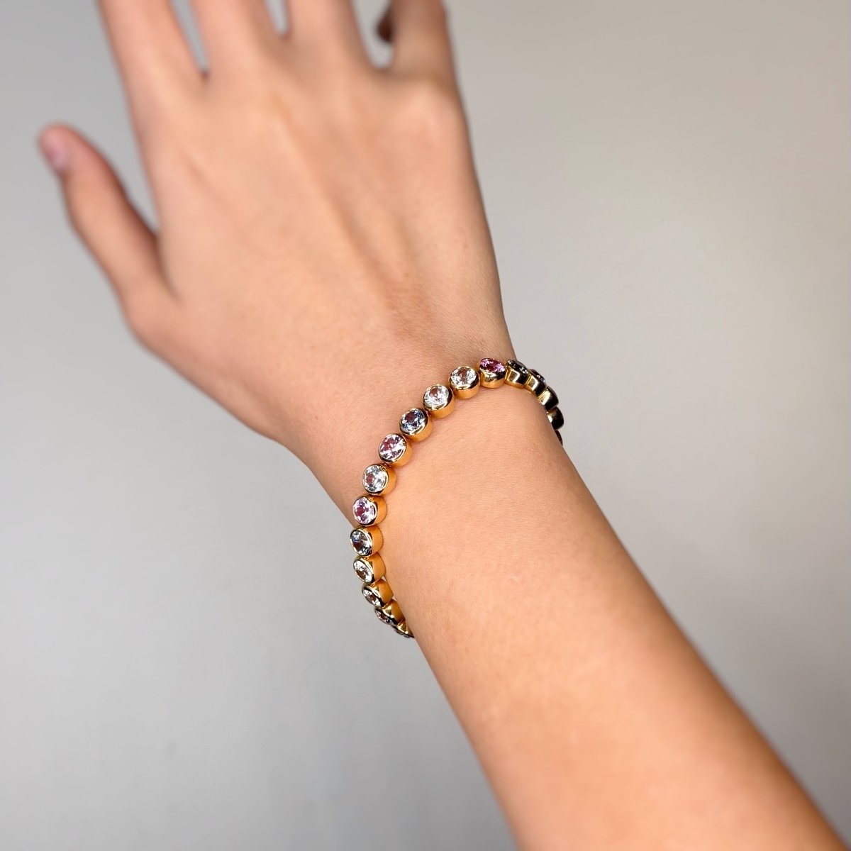 Bracelet Rivière Or & Saphirs - C.BUCHERER - Castafiore