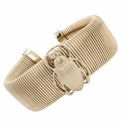 Bracelet scarabée en vermeil - Castafiore
