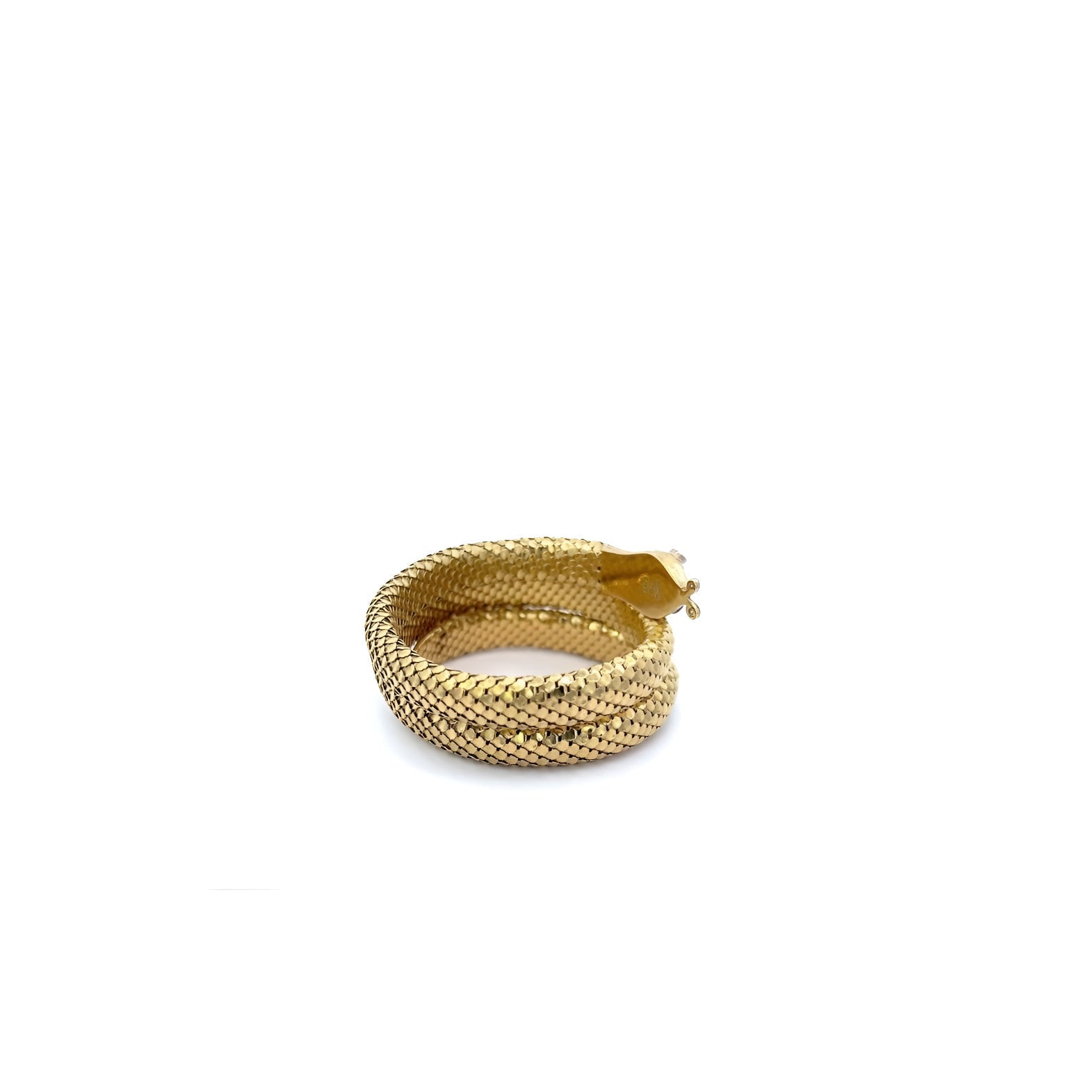 Bracelet serpent en or jaune 18k - Castafiore