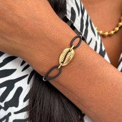 Bracelet Souple AC BY AC en or jaune et diamants - Castafiore