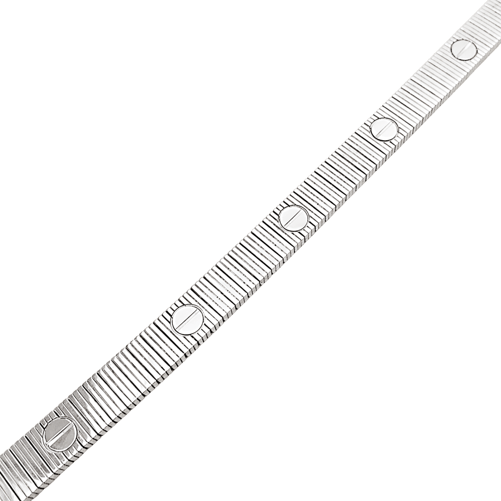 Bracelet Souple CARTIER "Love Unlimited Souple" en or blanc - Castafiore