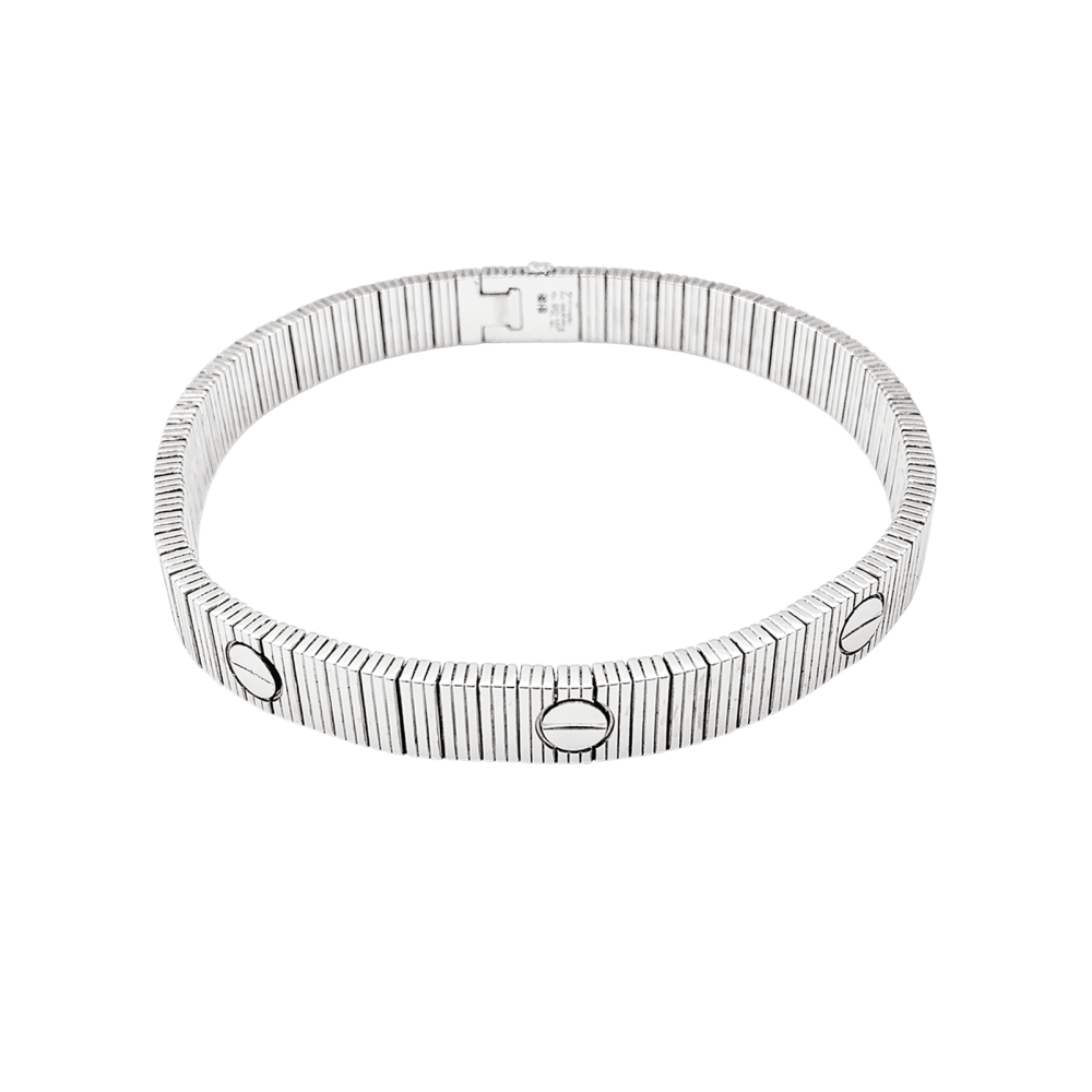 Bracelet Souple CARTIER "Love Unlimited Souple" en or blanc - Castafiore