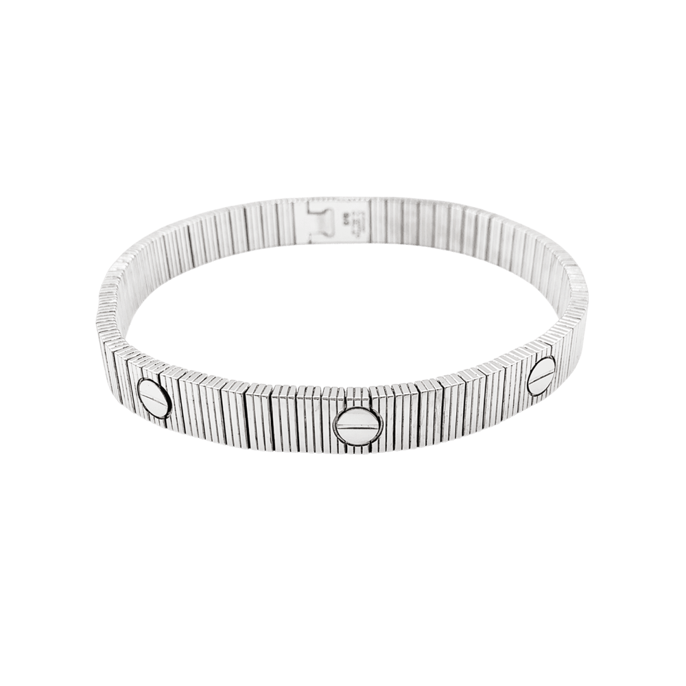Bracelet Souple CARTIER "Love Unlimited Souple" en or blanc - Castafiore