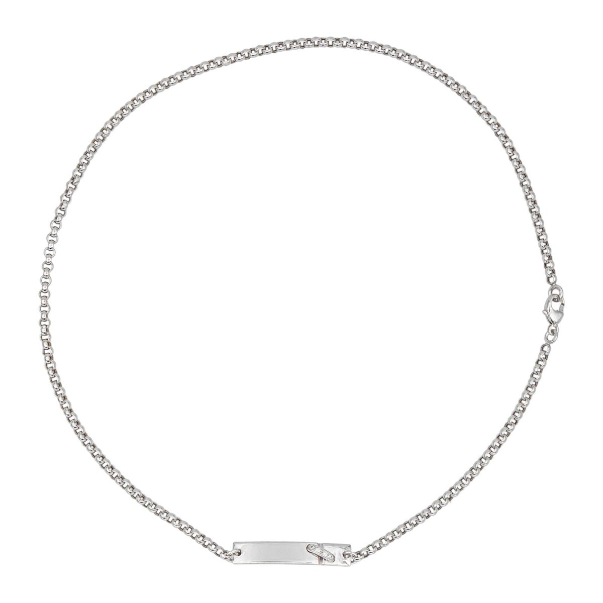 Bracelet Souple CHAUMET "Liens Évidence" en or blanc et diamants - Castafiore