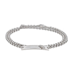 Bracelet Souple CHAUMET "Liens Évidence" en or blanc et diamants - Castafiore