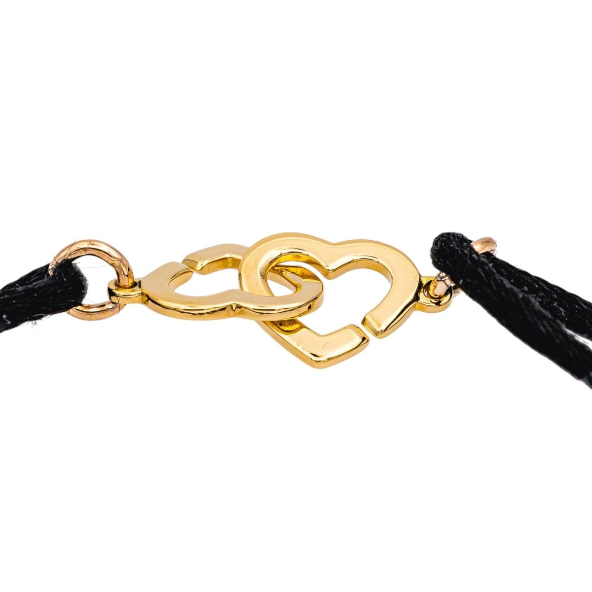 Bracelet Souple DINH VAN "Double Coeur" en or jaune - Castafiore