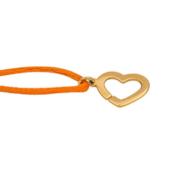 Bracelet Souple DINH VAN "Double Cœur R13" en or jaune - Castafiore