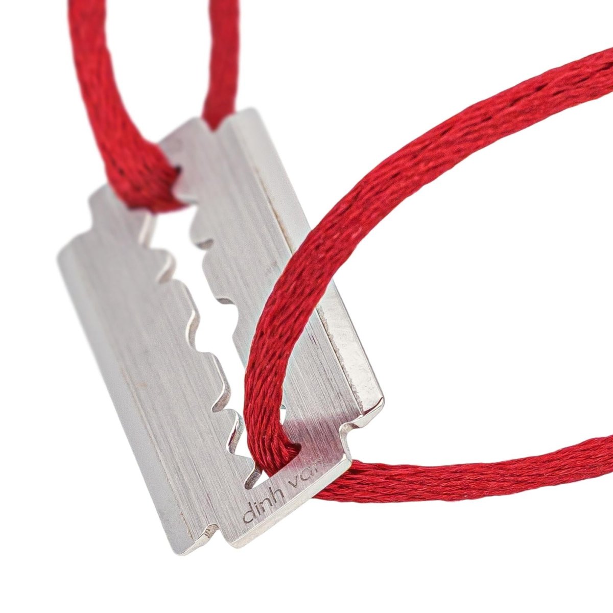 Bracelet Souple DINH VAN "Lame de Rasoir" en or blanc - Castafiore