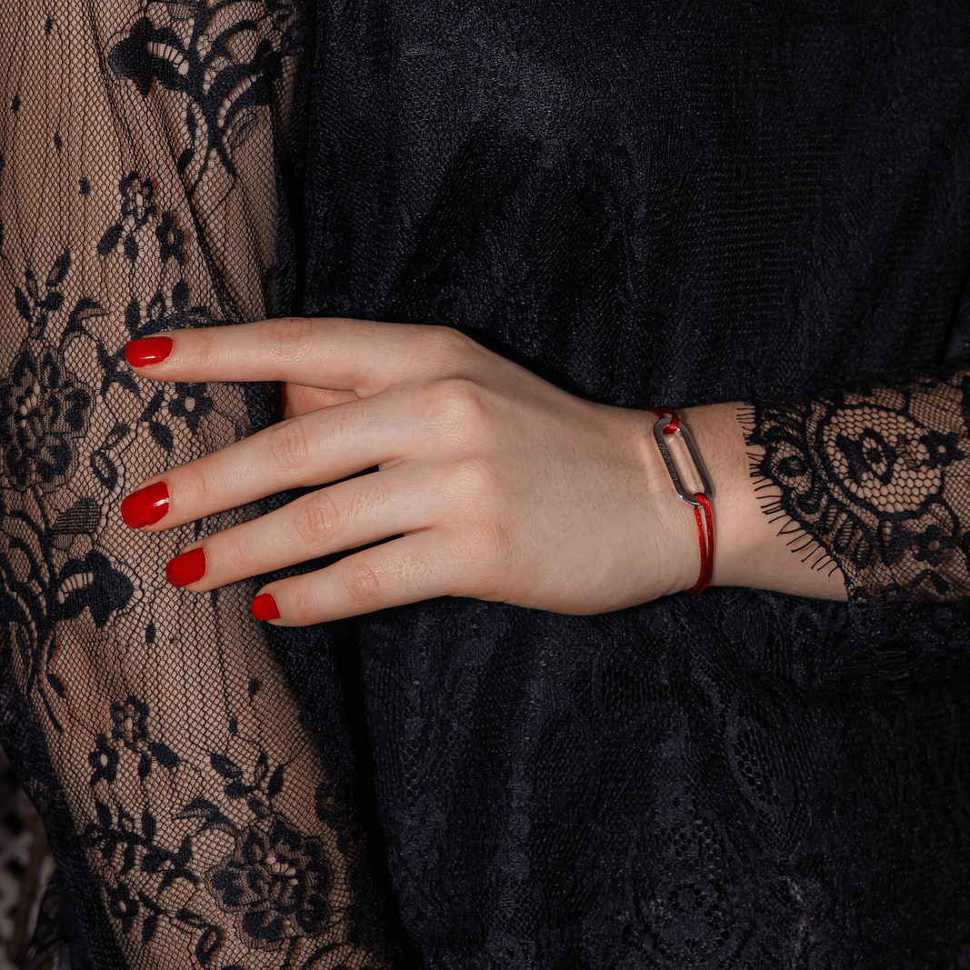 Bracelet Souple DINH VAN "Maillon" en or blanc - Castafiore