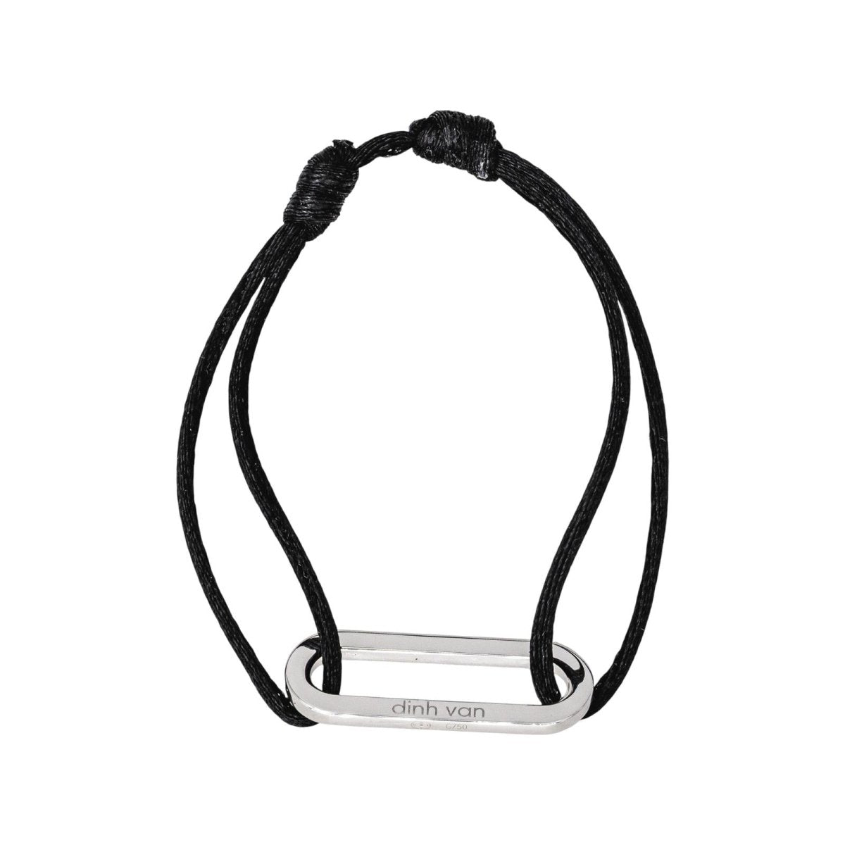 Bracelet Souple DINH VAN "Maillon" en or blanc - Castafiore