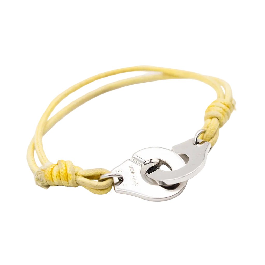 Bracelet Souple DINH VAN "Menottes" en argent - Castafiore