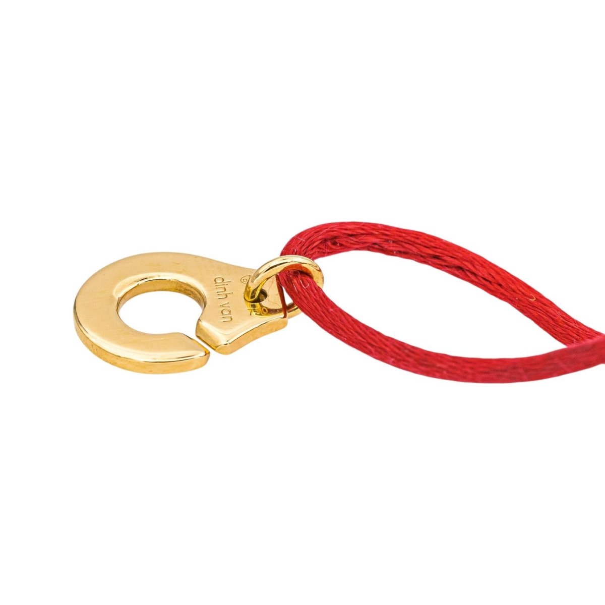 Bracelet Souple DINH VAN "Menottes R12" en or jaune et saphirs - Castafiore